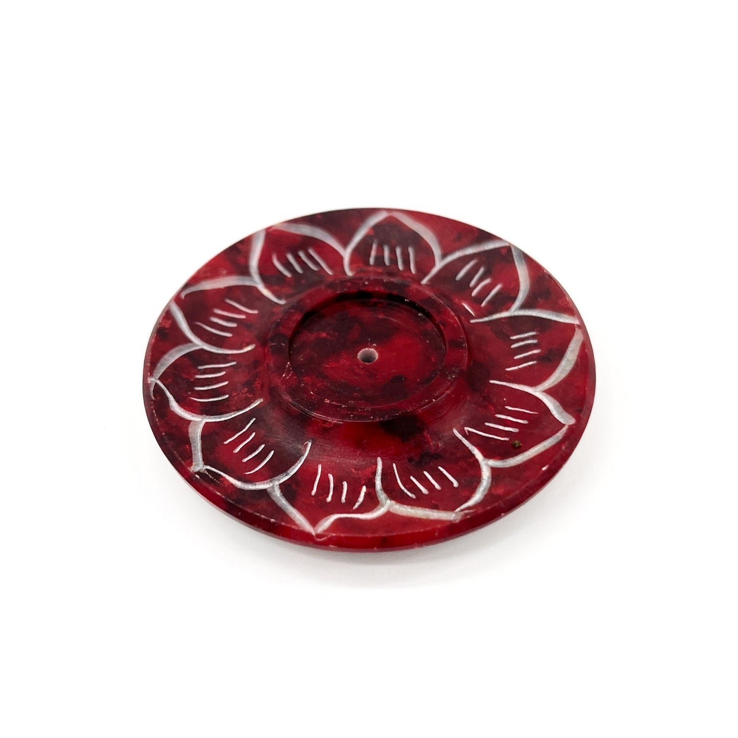 Round Stone Incense Holder