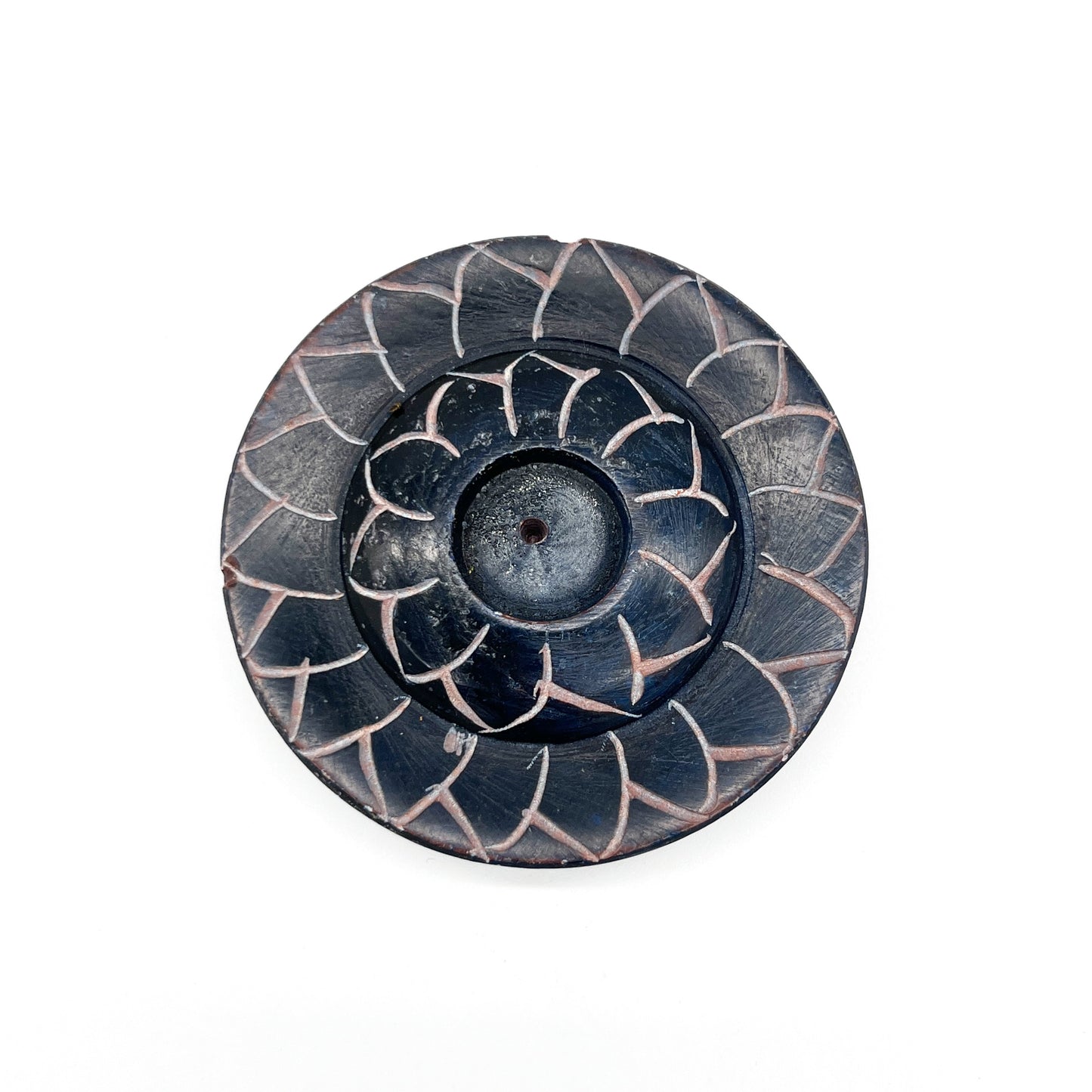 Round Stone Incense Holder