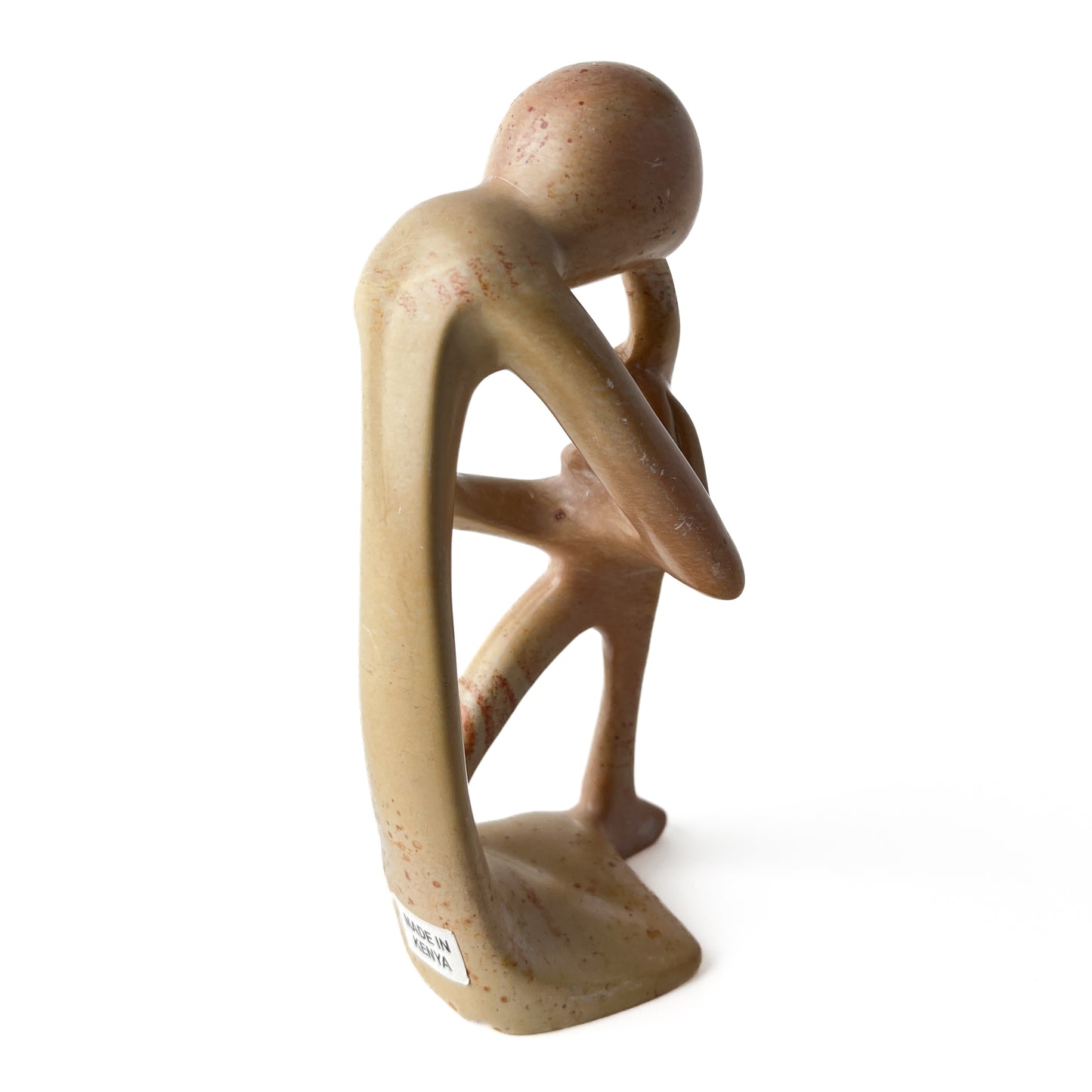 African Soapstone Mother and Child Sculpture