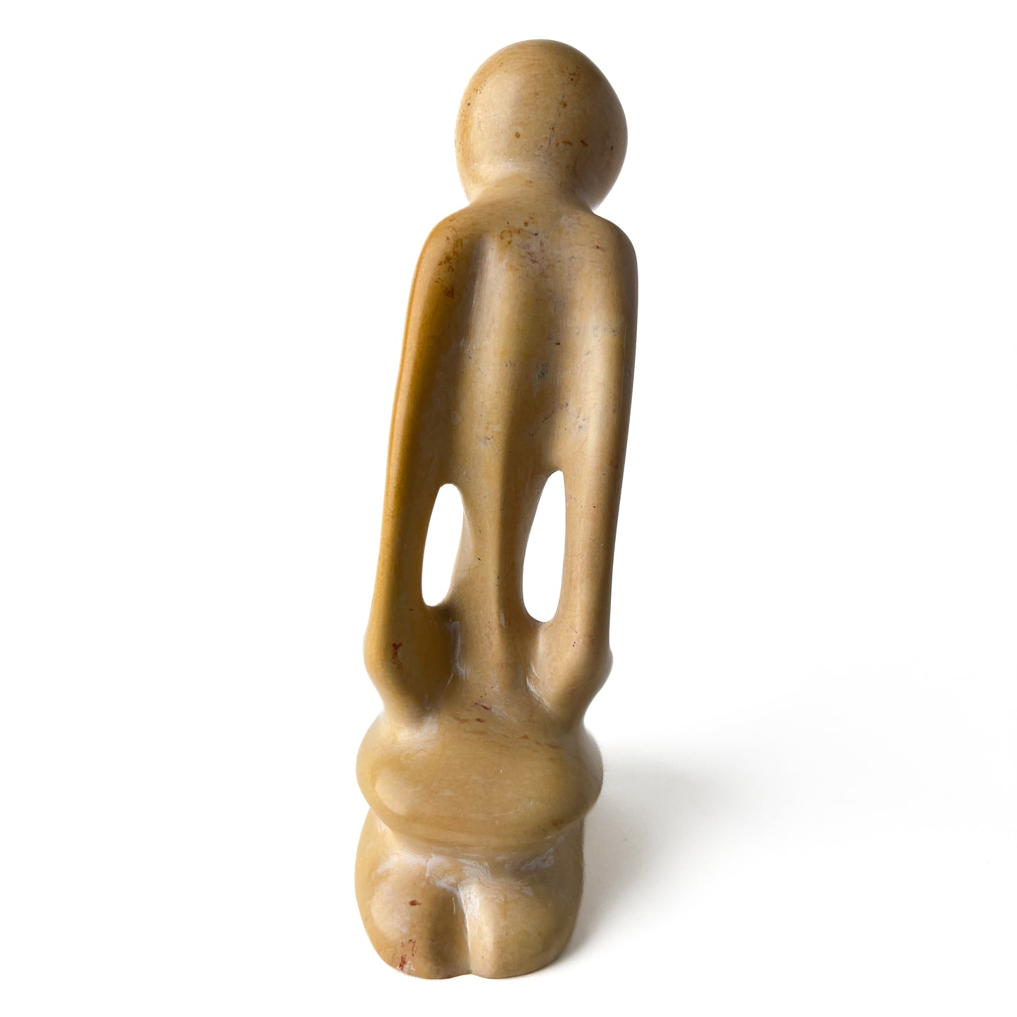 African Soapstone Drummer Sculpture