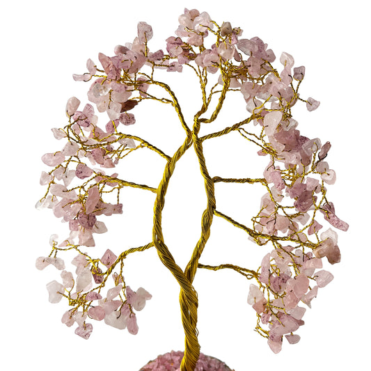 Rose Quartz Crystal Tree