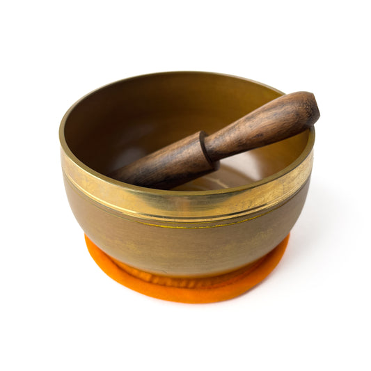 Tibetan Singing Bowl Sacral Chakra Set 4.5"
