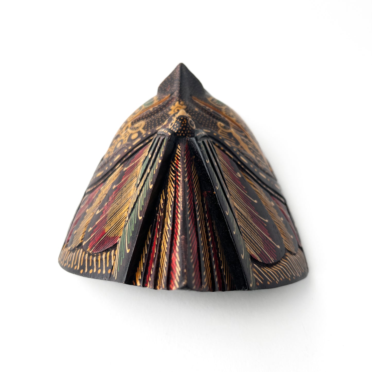 Indonesian Hand Carved Wooden Wall Mask