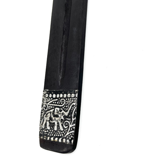 Elephant Black Incense Holder
