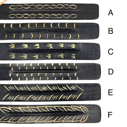 Wood Incense Holder Carved