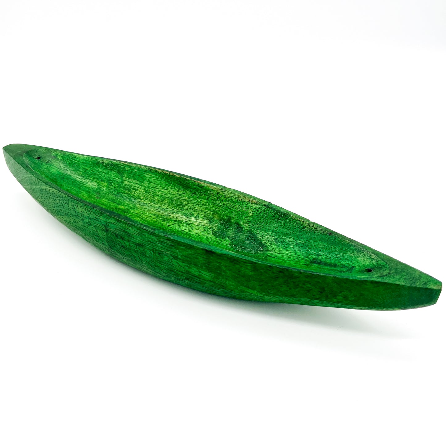 Green Wood Incense Holder