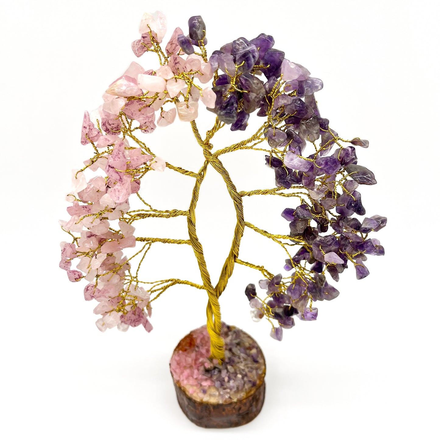 Crystal Tree - Amethyst & Rose Quartz