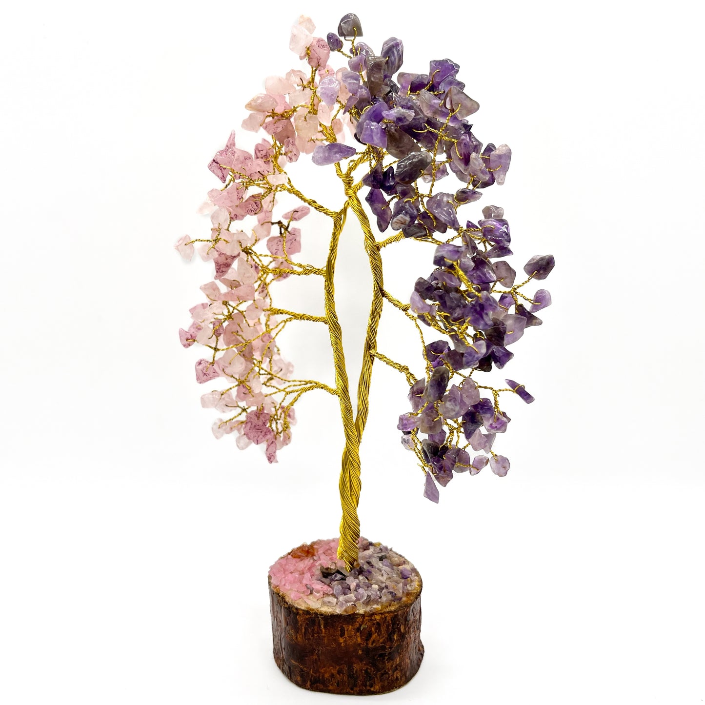 Crystal Tree - Amethyst & Rose Quartz