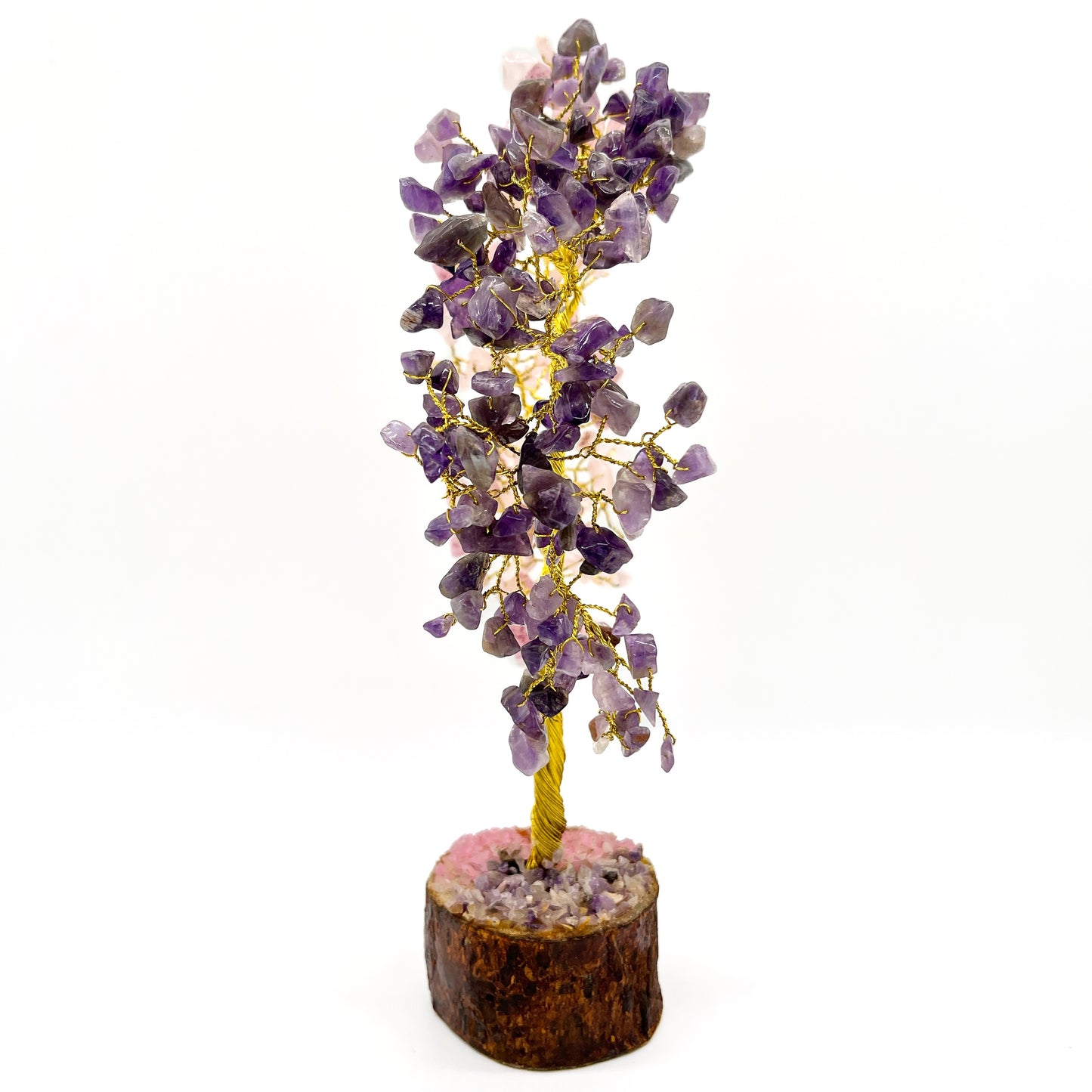 Crystal Tree - Amethyst & Rose Quartz