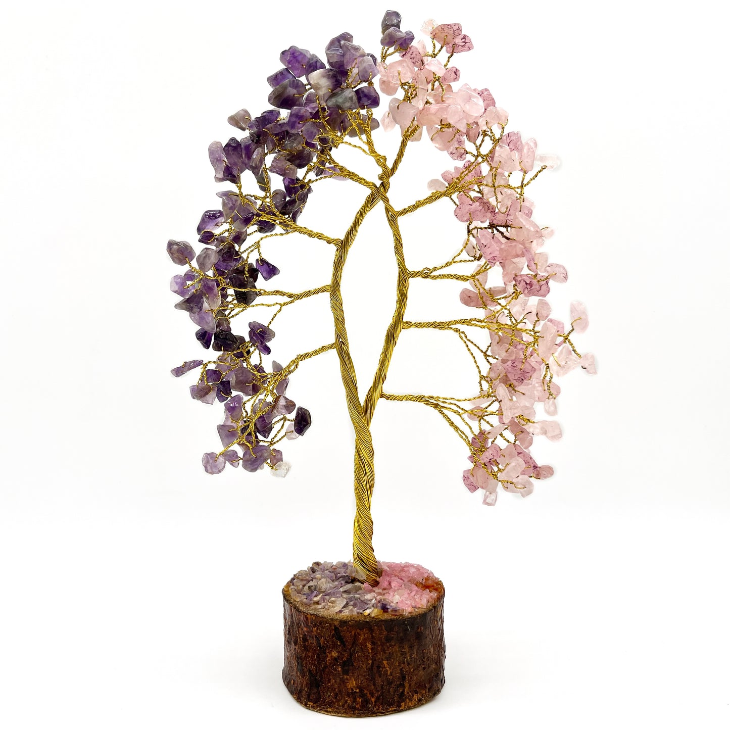 Crystal Tree - Amethyst & Rose Quartz