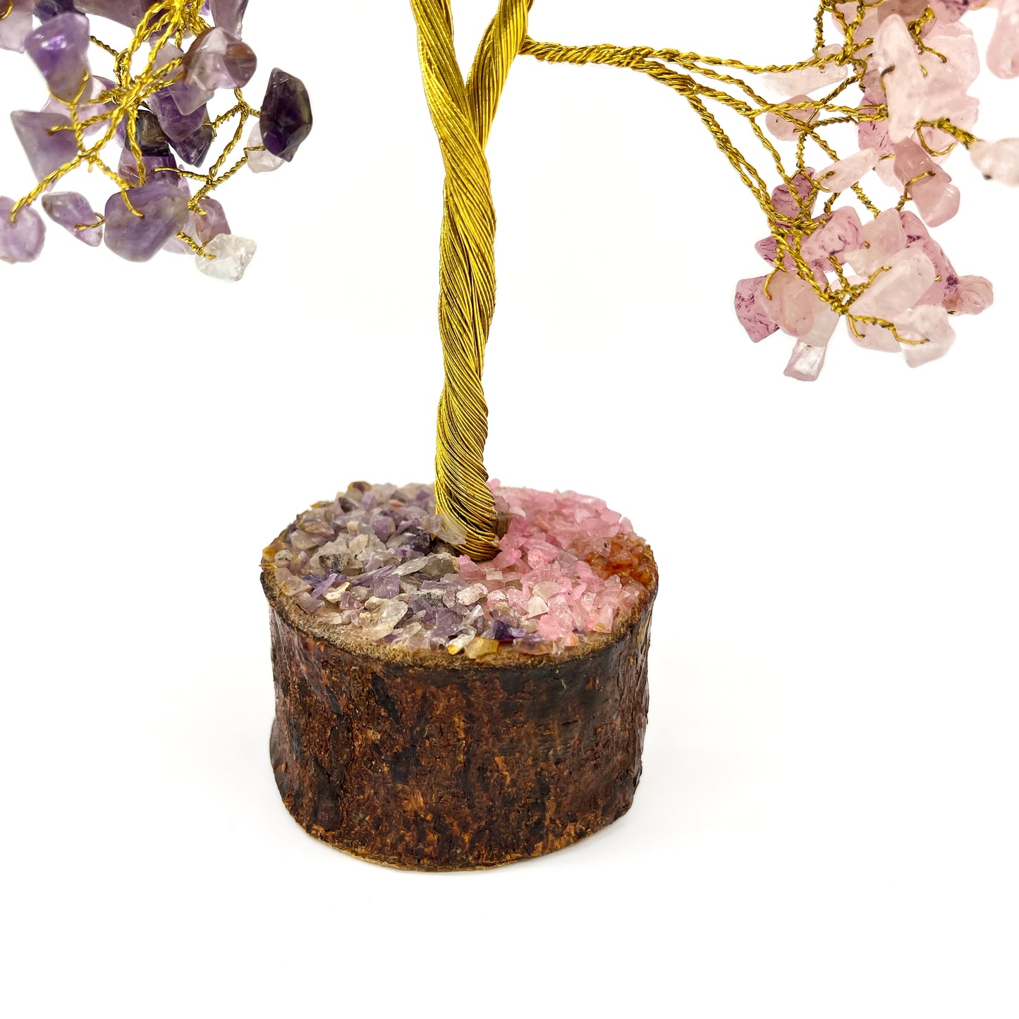 Crystal Tree - Amethyst & Rose Quartz