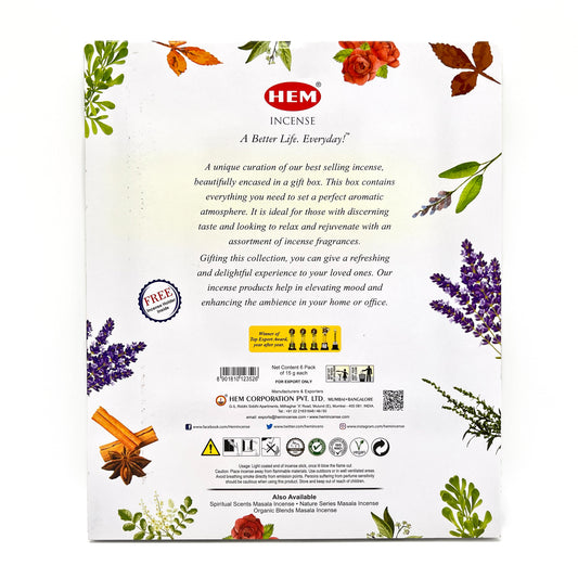 HEM Masala Incense Gift Box - 6 Pack