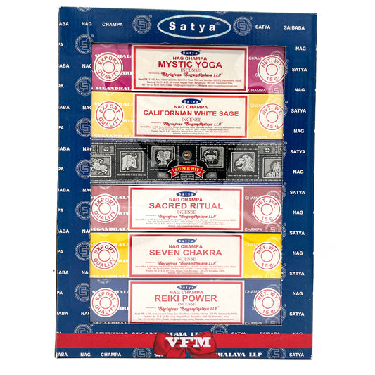 SATYA Incense VFM Gift Box - 12 Pack