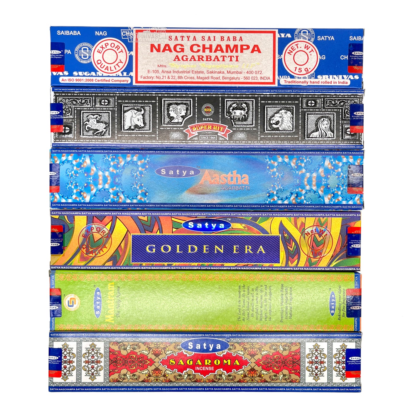 Satya Incense Gift Box - 12 Pack
