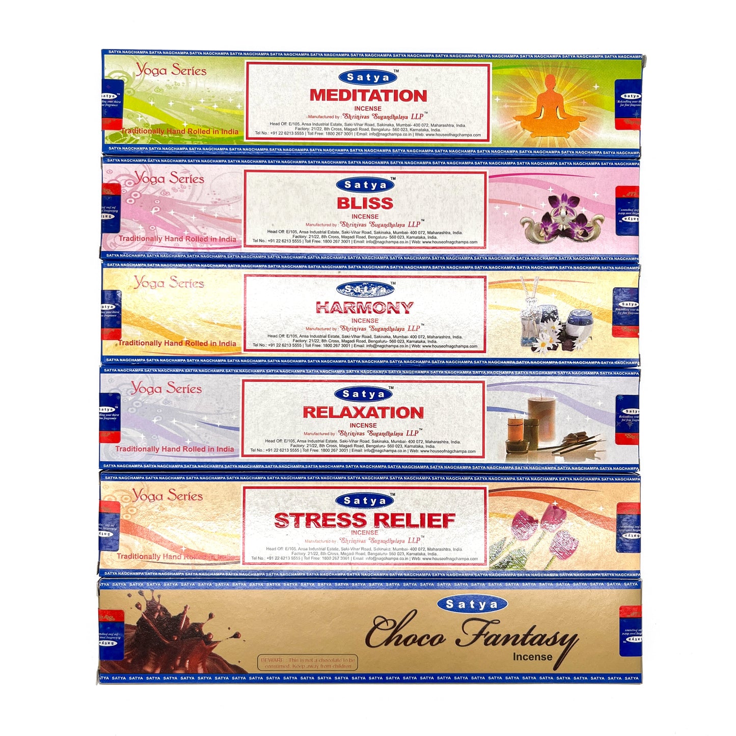 Satya Incense Gift Box - 12 Pack