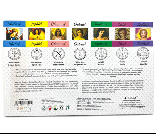 Goloka 7 Archangels Incense Kit
