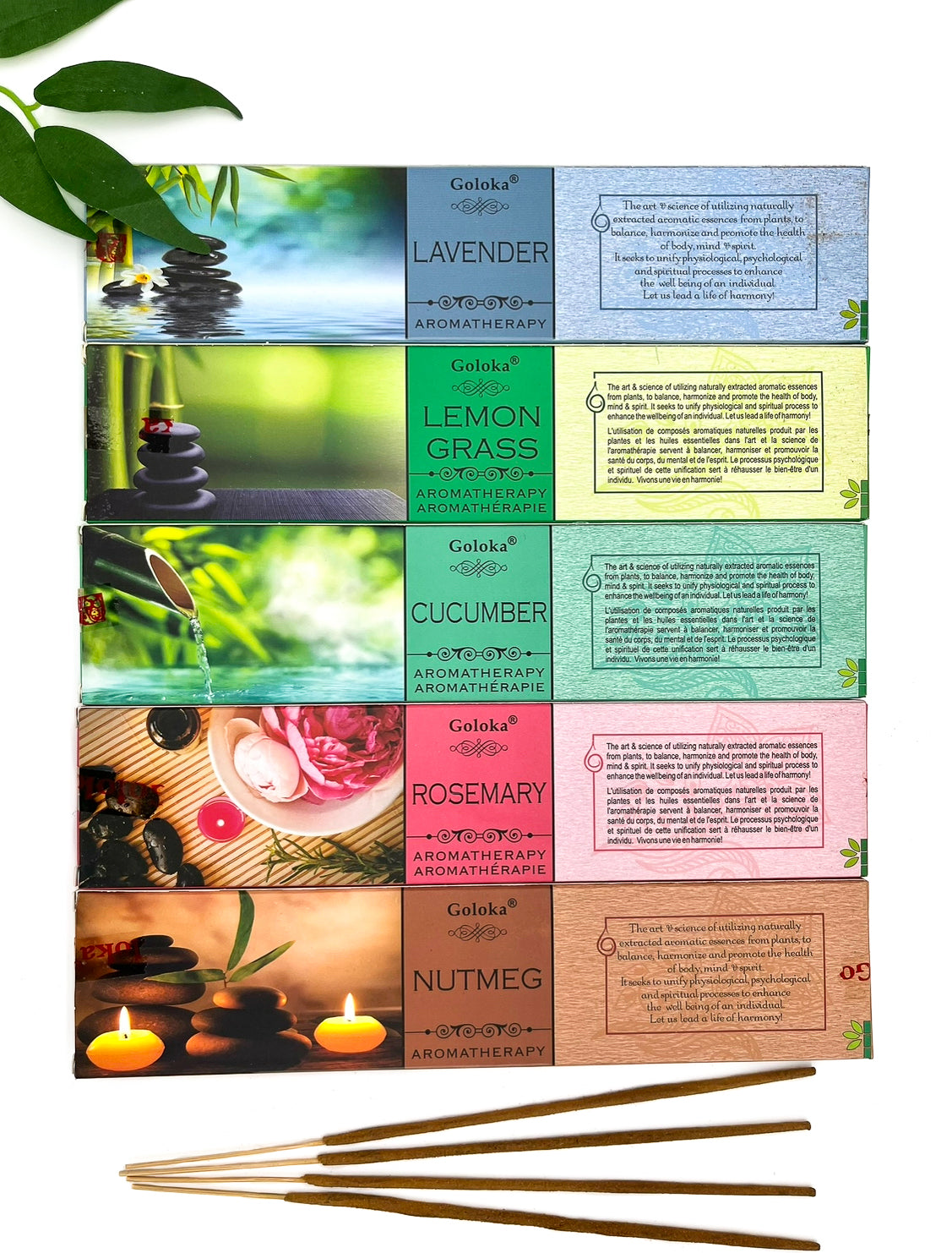 GOLOKA Aromatherapy Incense Sticks 15g