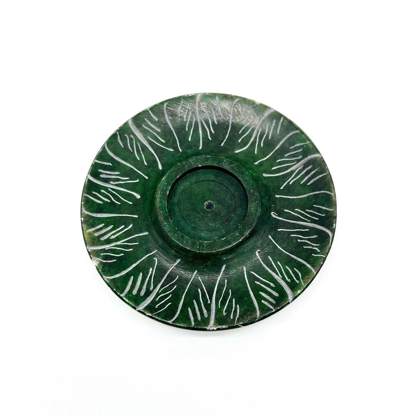 Round Stone Incense Holder
