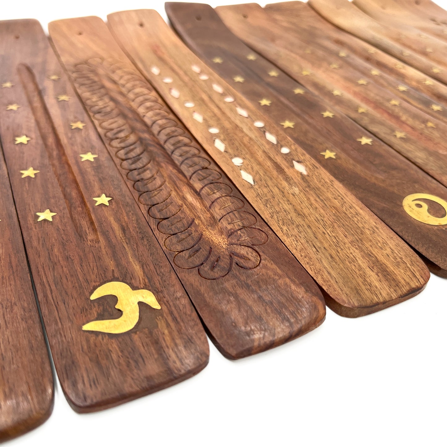 Wood Carved Incense Holder