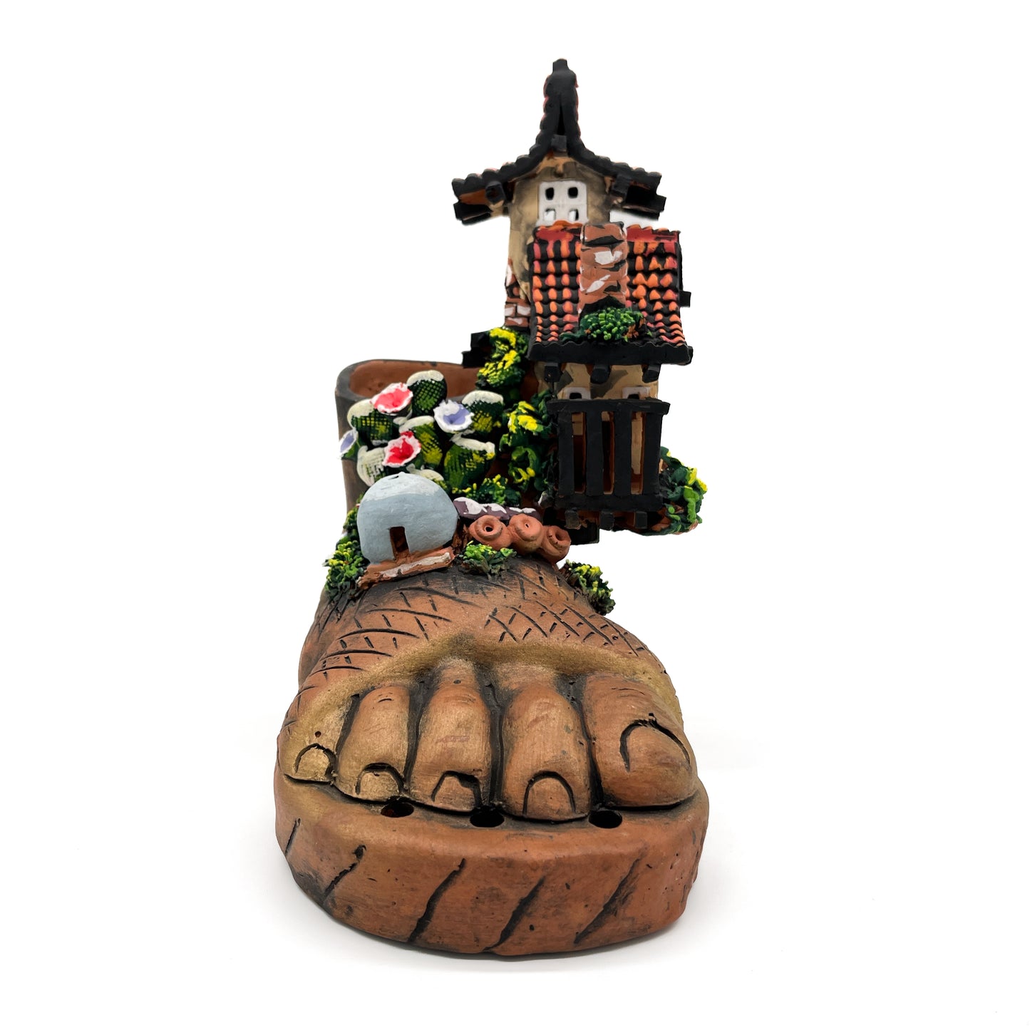 Terracotta Bolivia Foot House