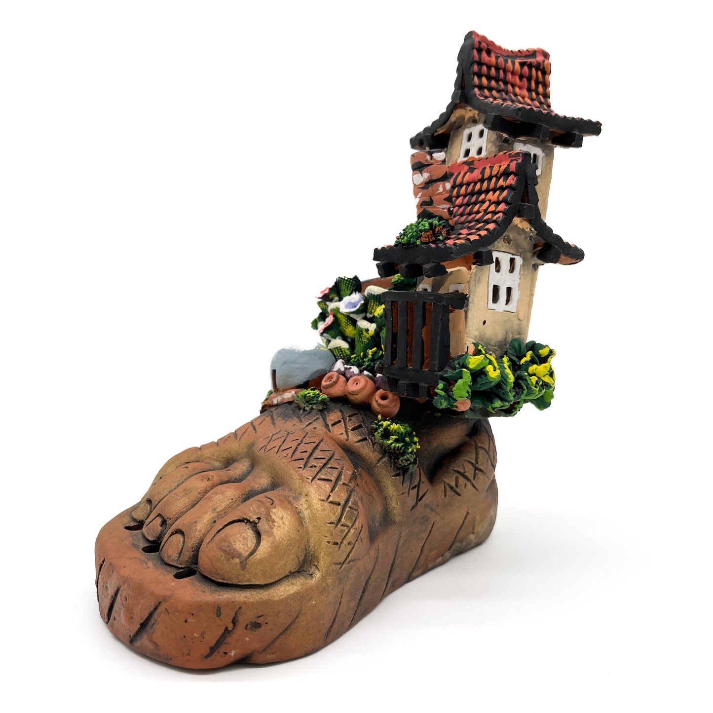 Terracotta Bolivia Foot House