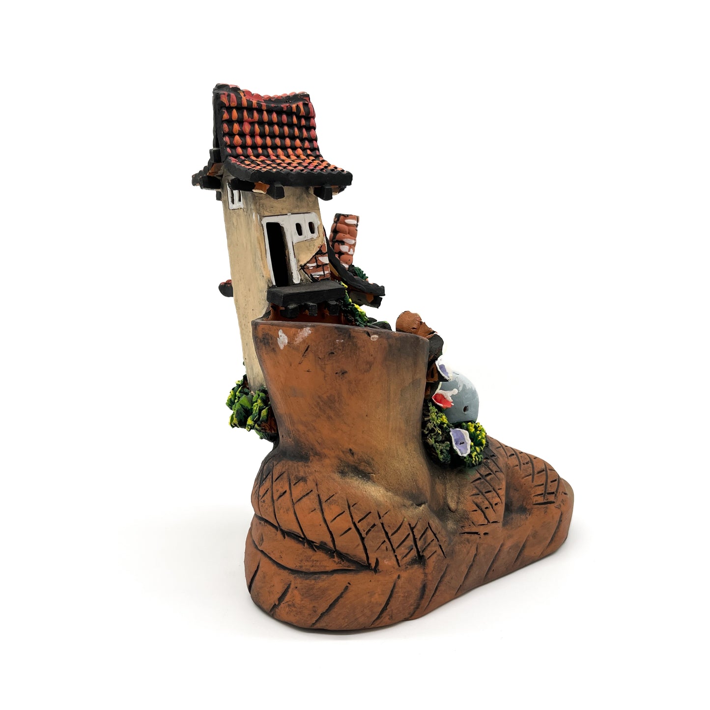 Terracotta Bolivia Foot House