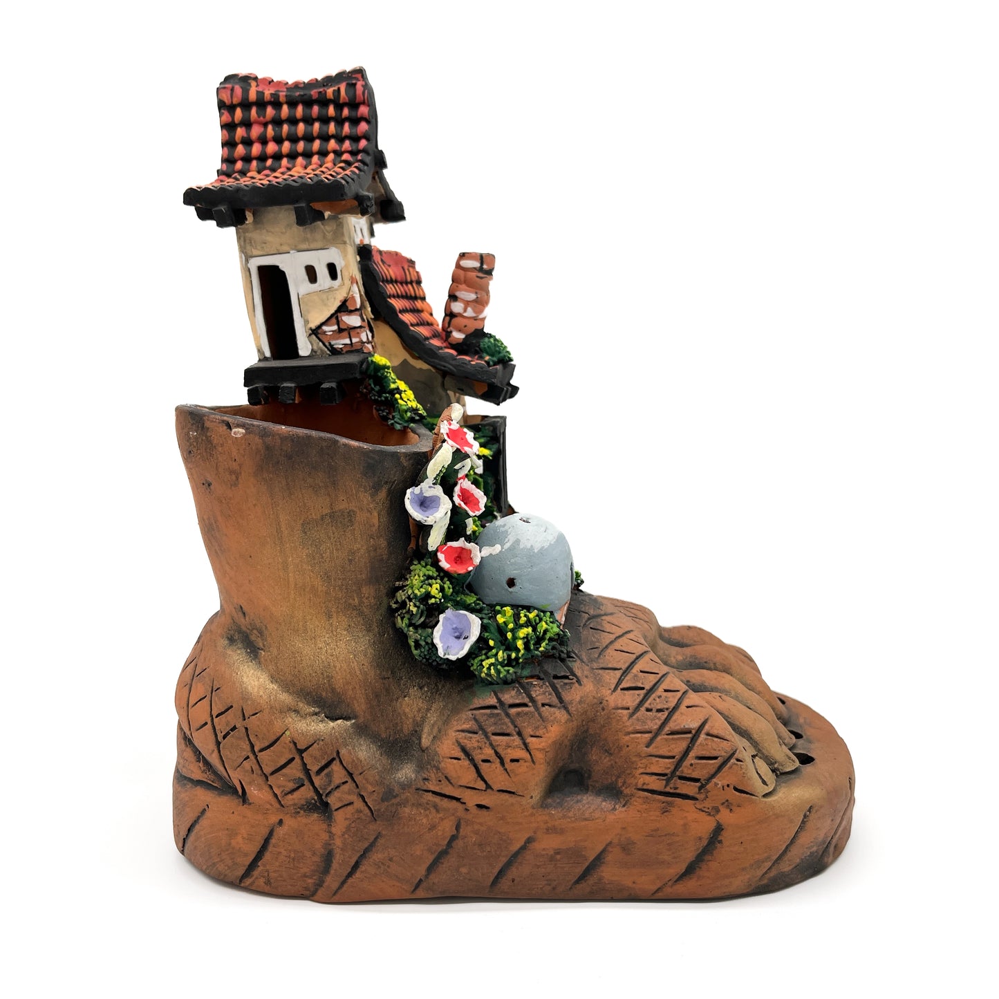 Terracotta Bolivia Foot House