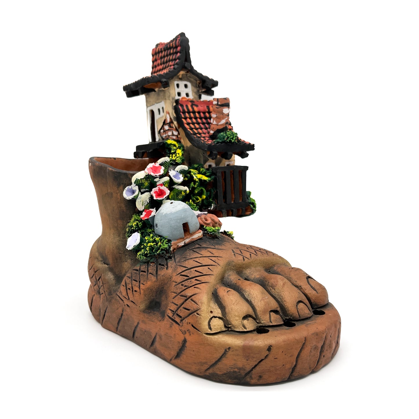 Terracotta Bolivia Foot House