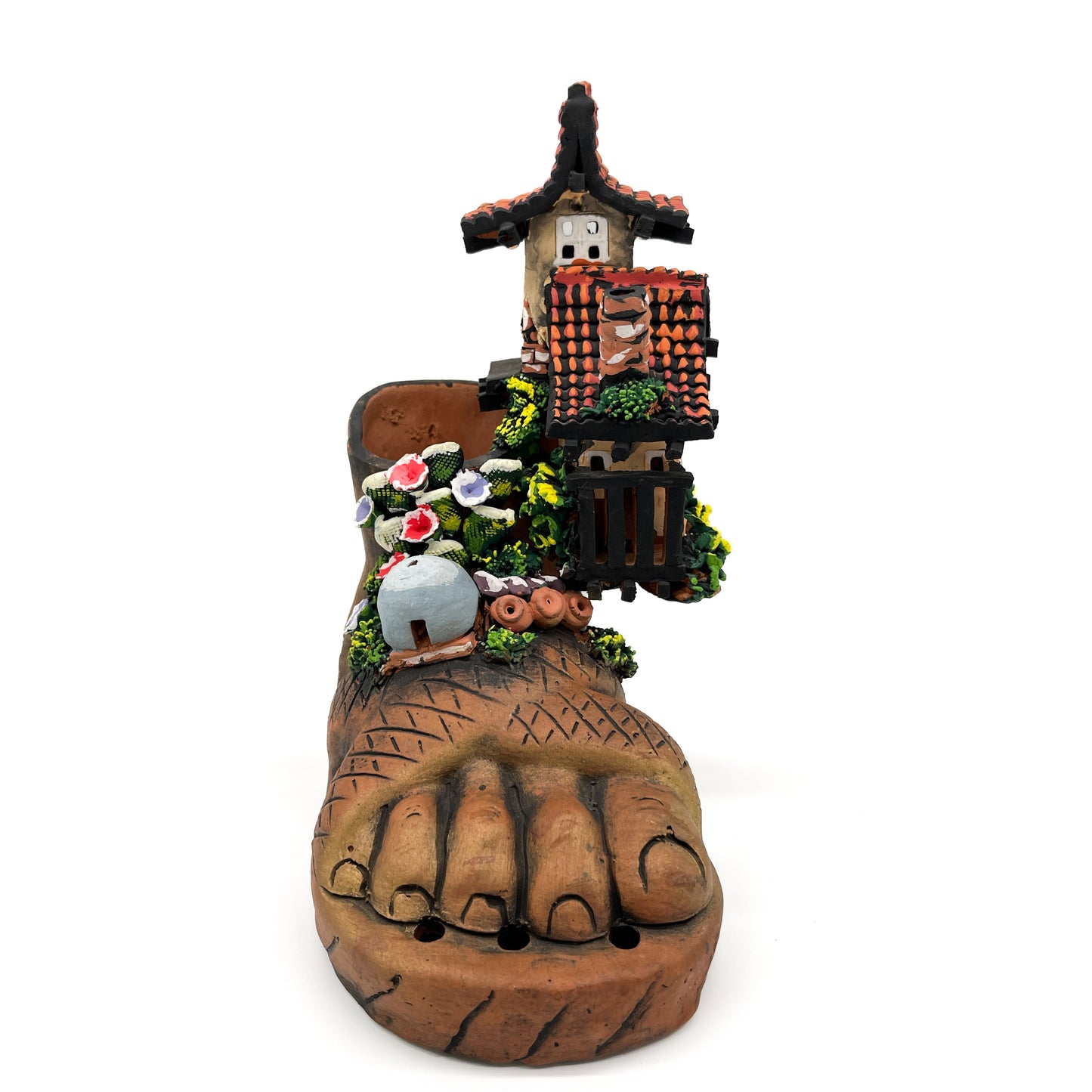 Terracotta Bolivia Foot House