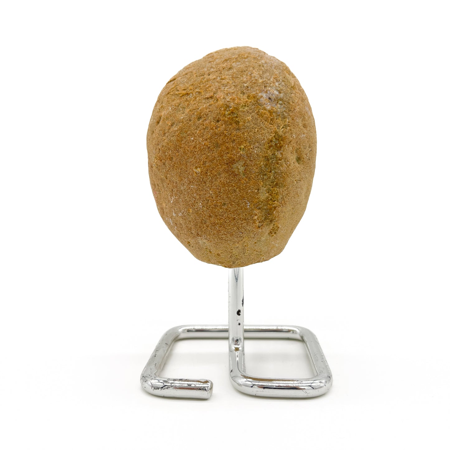 Agate Geode Metal Stand