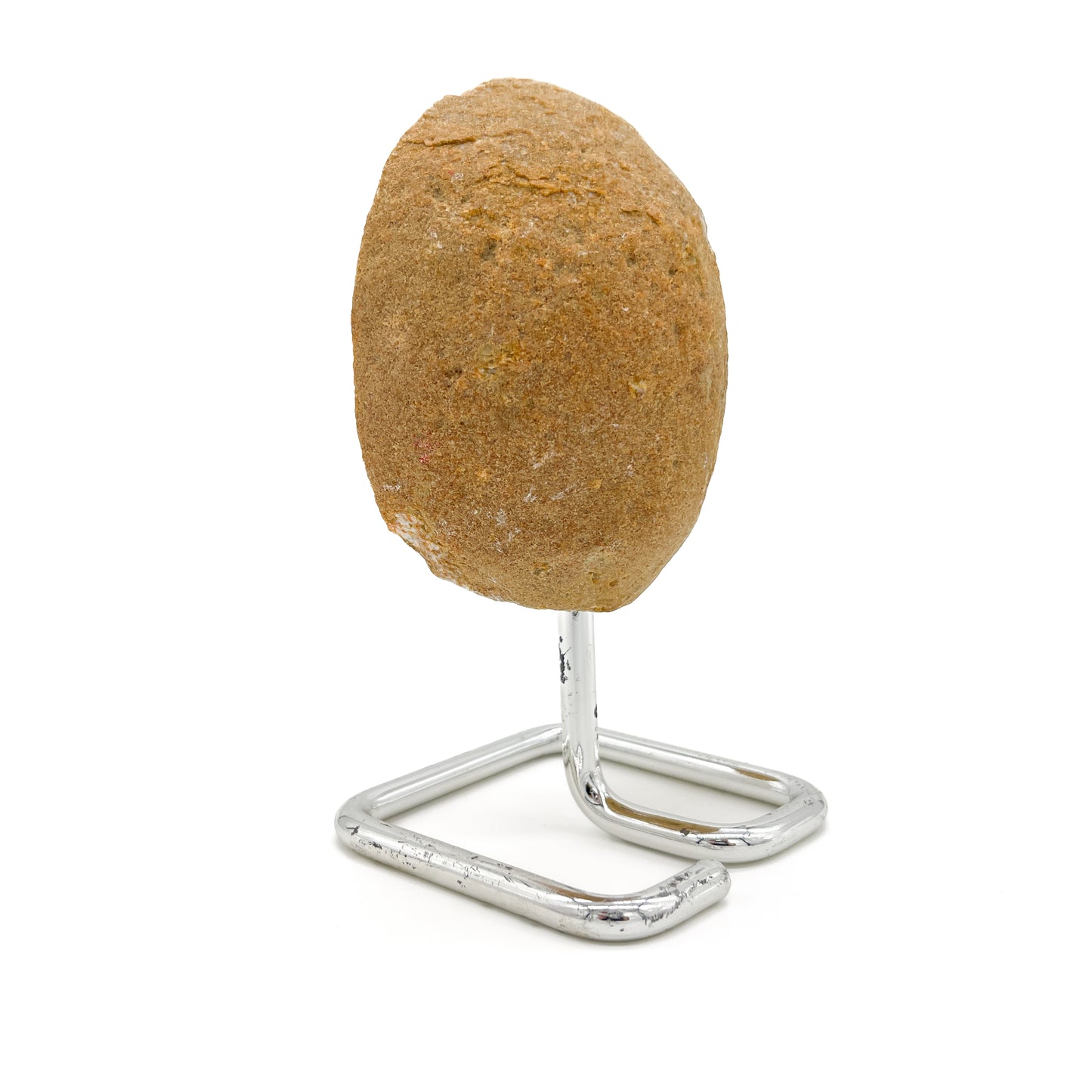 Agate Geode Metal Stand