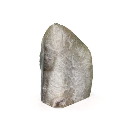 Agate Geode Crystal Bookend