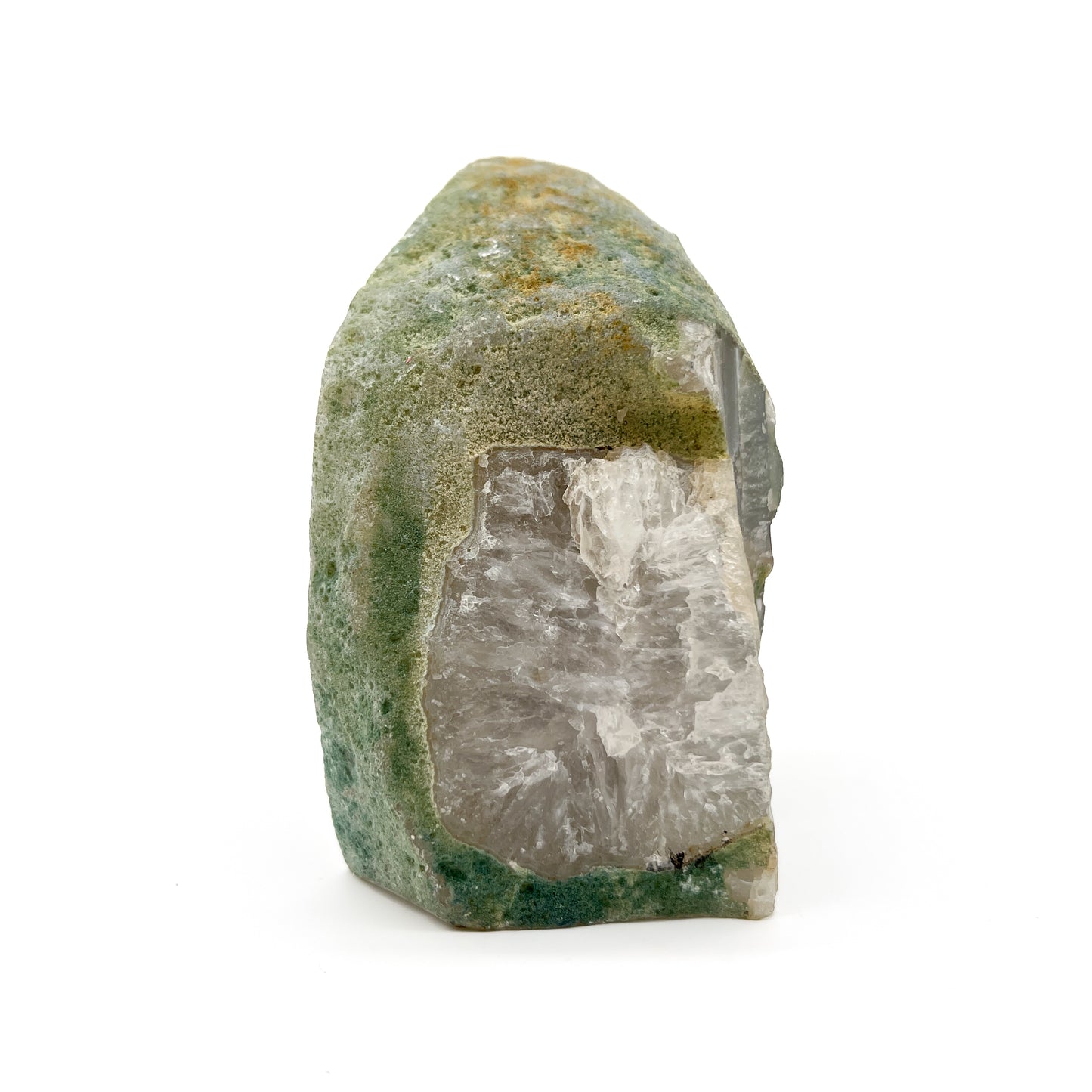 Agate Geode Crystal Bookend