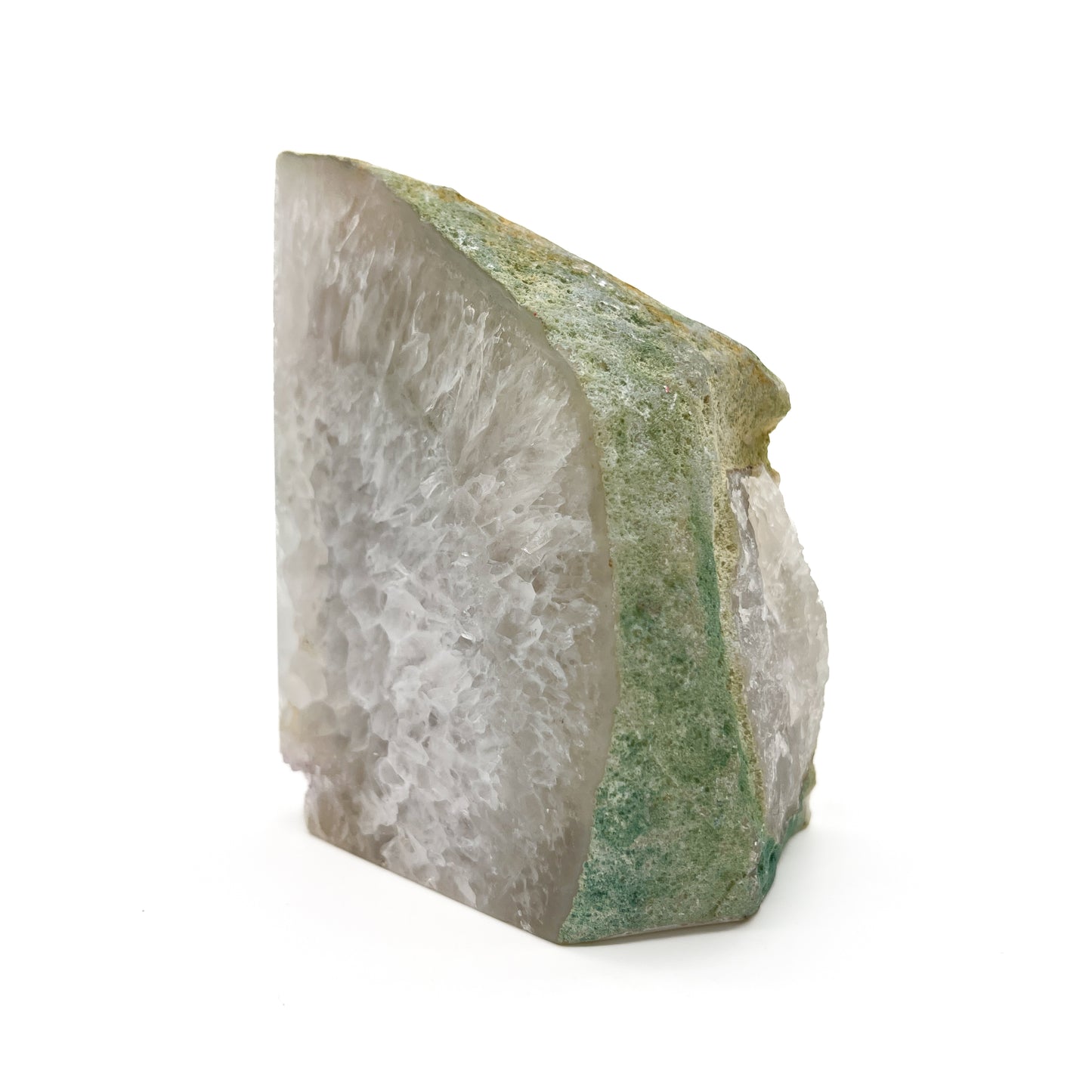 Agate Geode Crystal Bookend