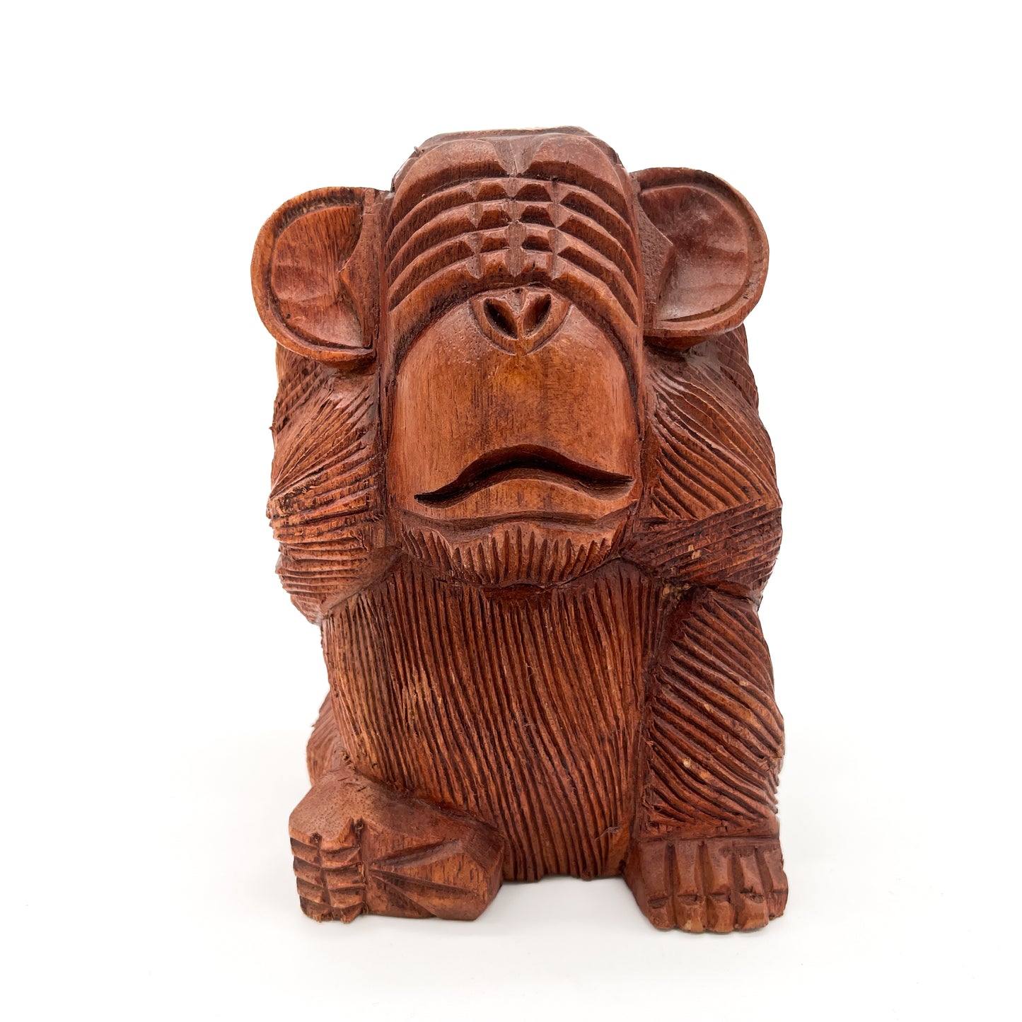 Monkey Wooden Figure - Set of 3 (M)