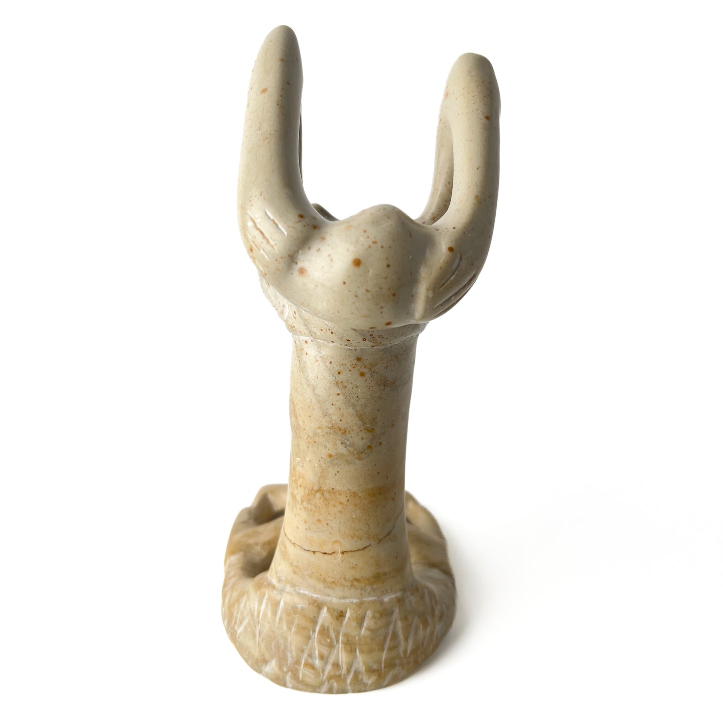 African Soapstone Yoga Sculpture