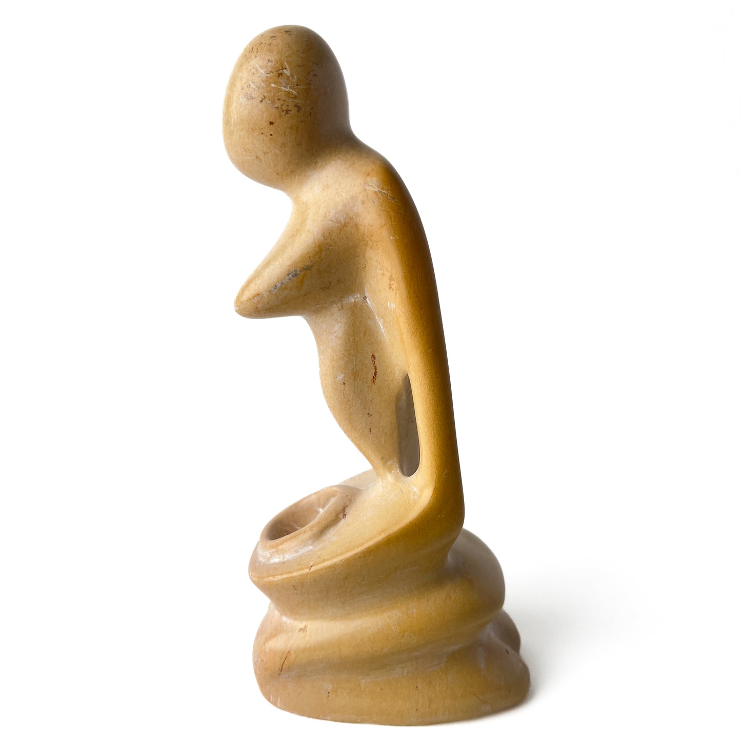 African Soapstone Drummer Sculpture