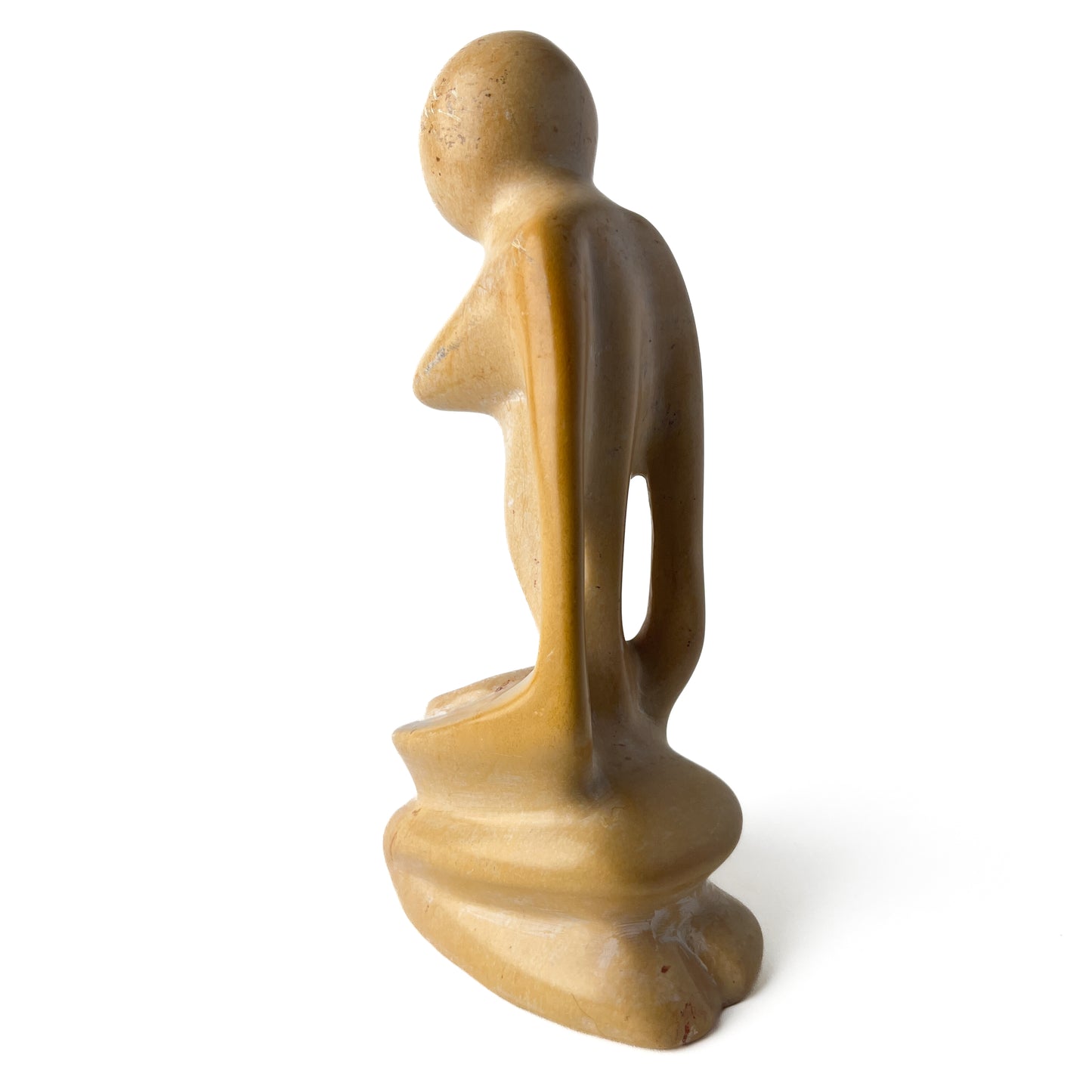 African Soapstone Drummer Sculpture