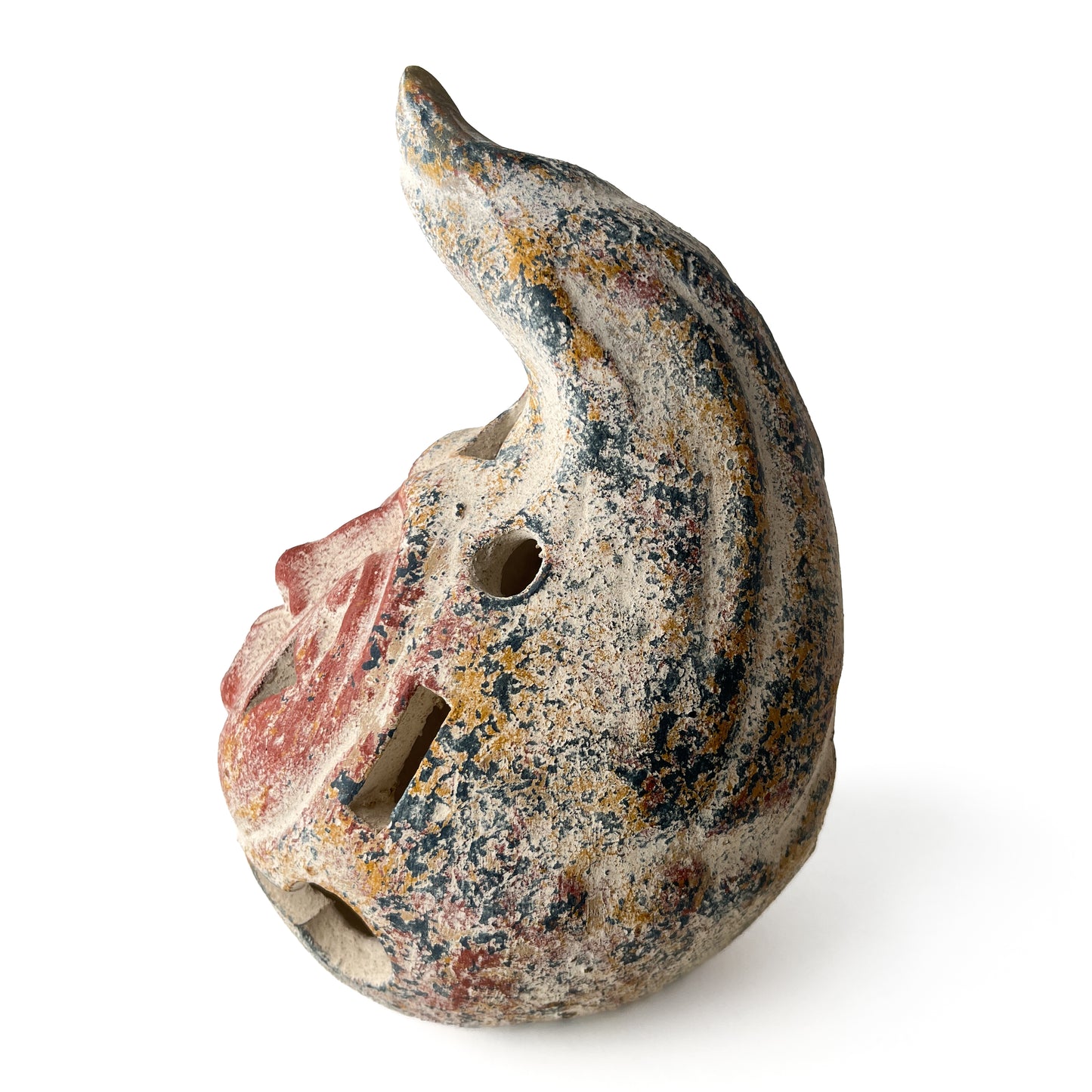 Mexican Terracotta Face Luminary