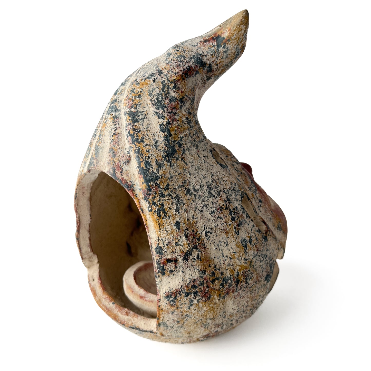 Mexican Terracotta Face Luminary