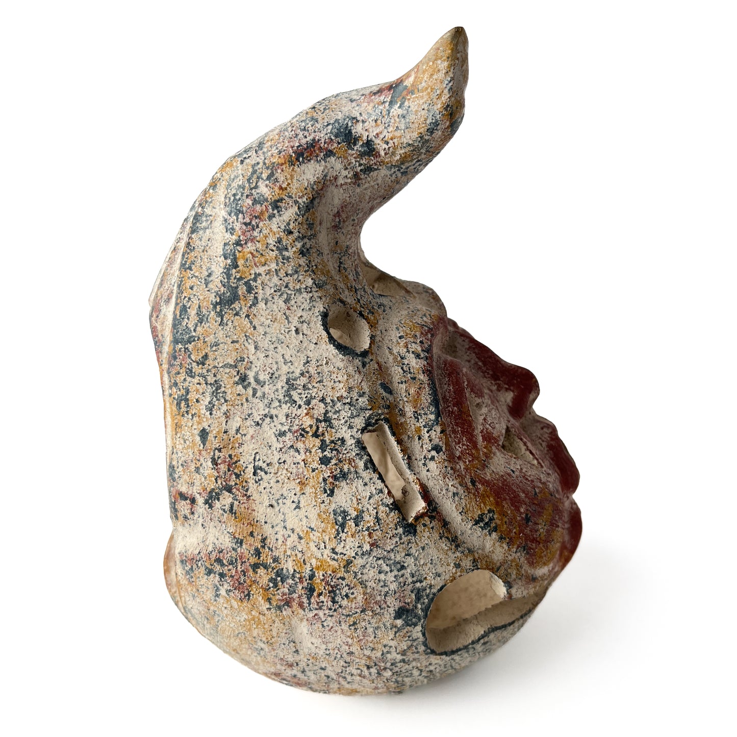 Mexican Terracotta Face Luminary
