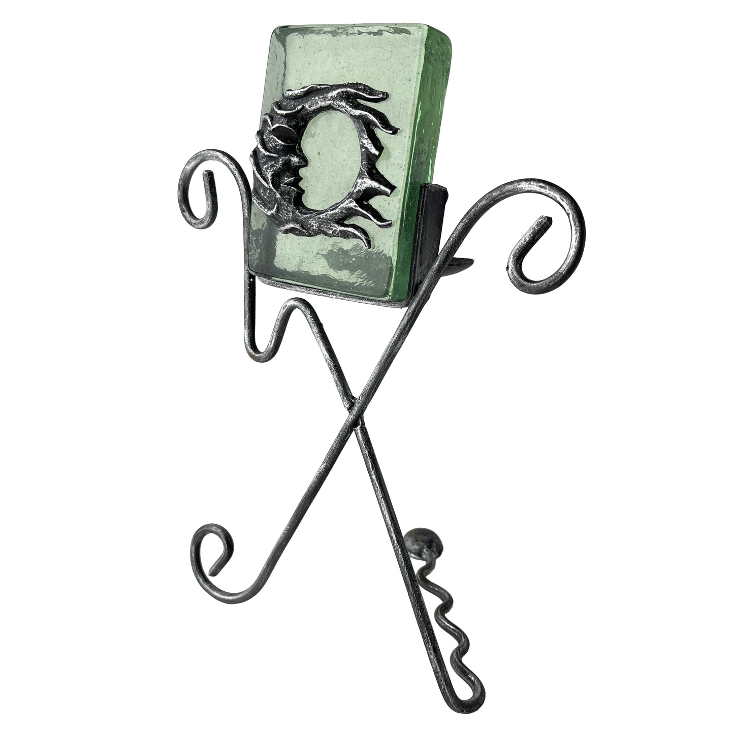 Mexican Iron Sun and Moon Candle Holder