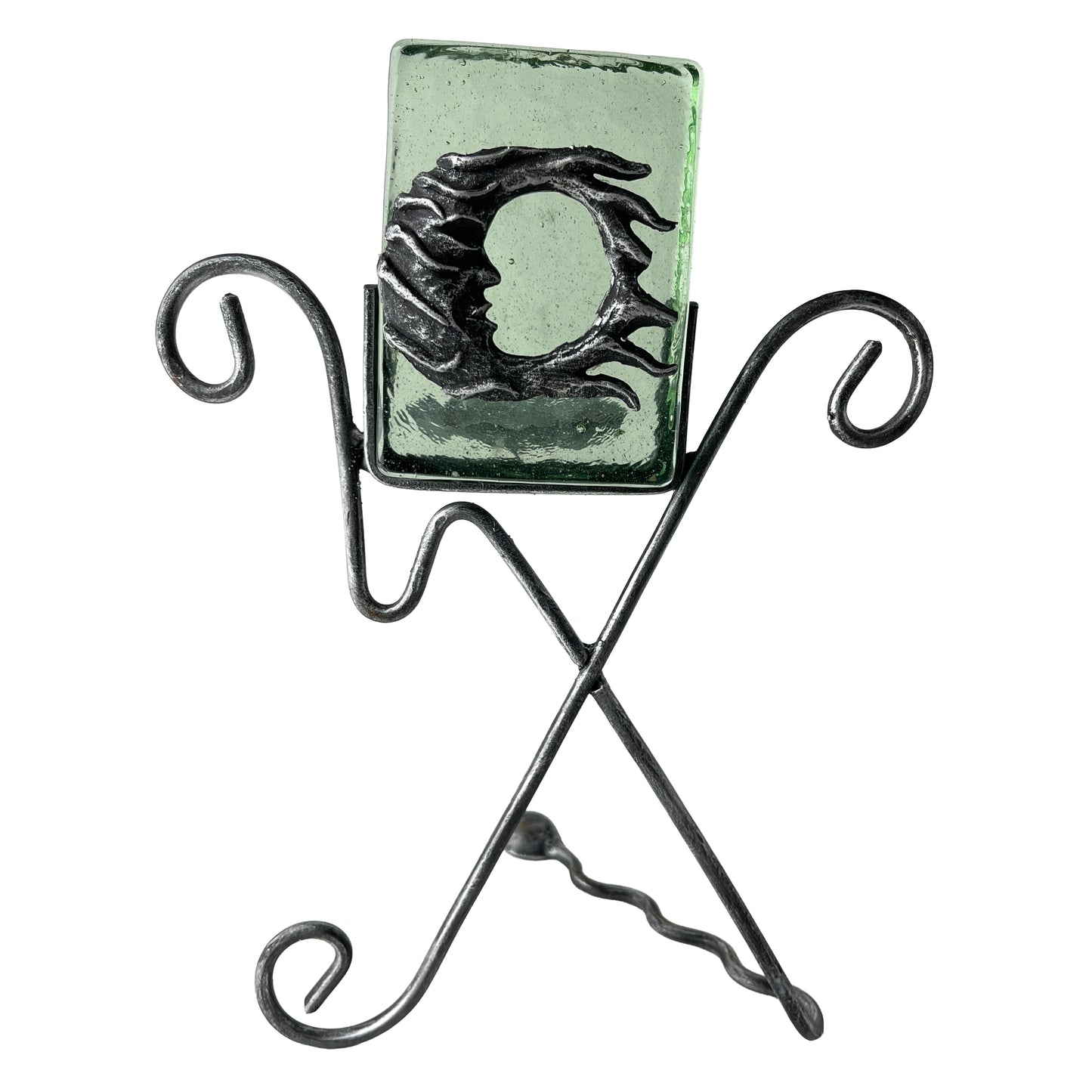 Mexican Iron Sun and Moon Candle Holder