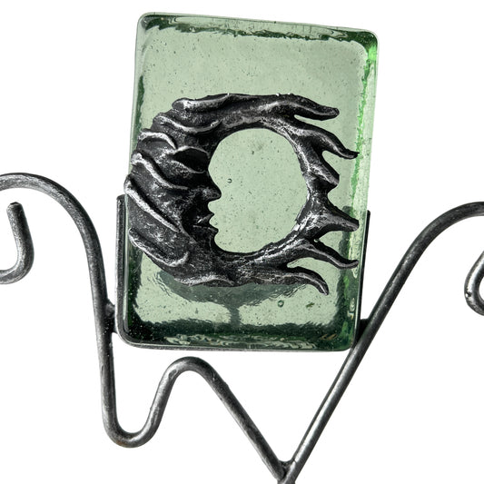 Mexican Iron Sun and Moon Candle Holder