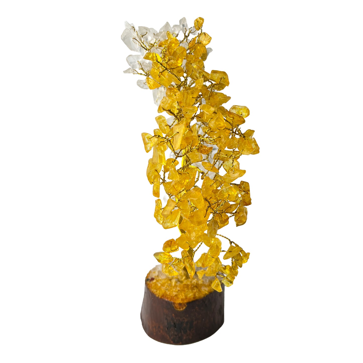 Clear Quartz and Citrine Crystal Tree