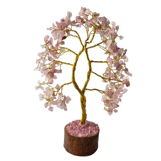Rose Quartz Crystal Tree