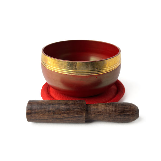 Tibetan Singing Bowl Root Chakra Set