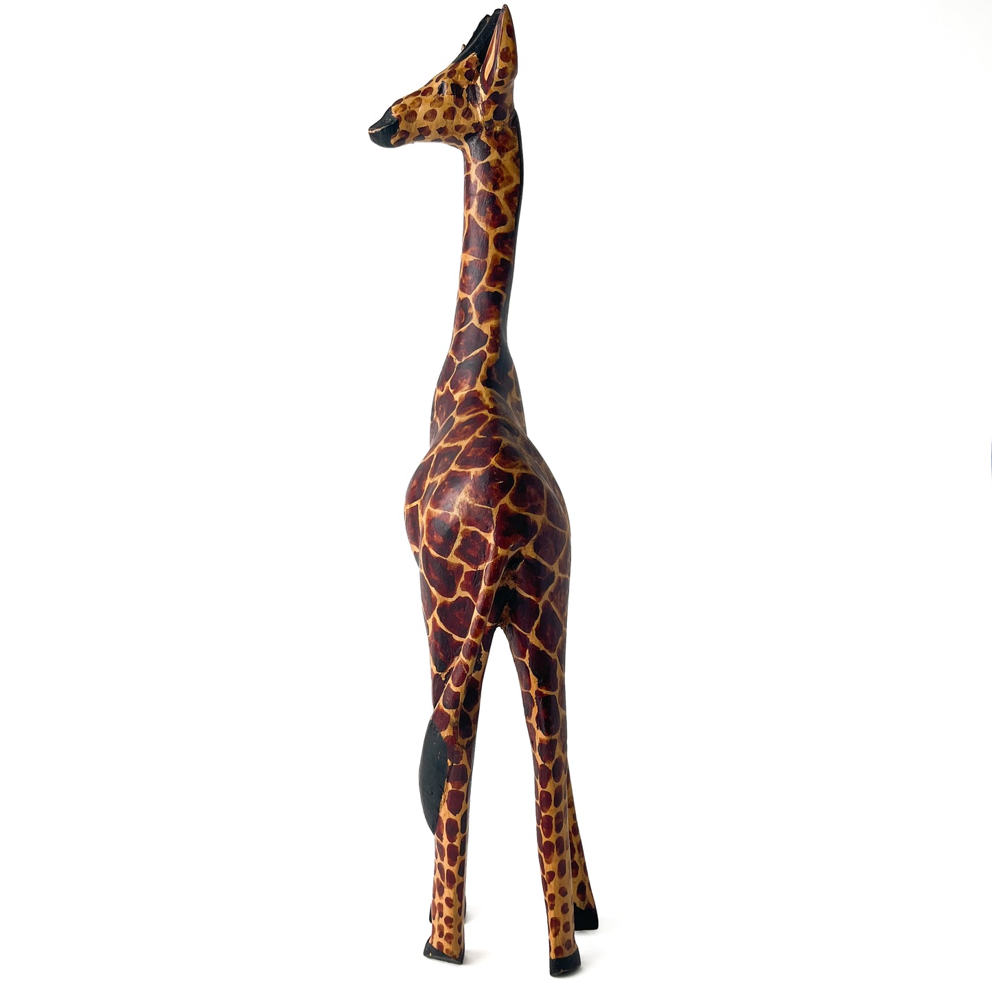 Wooden Giraffe Sculpture