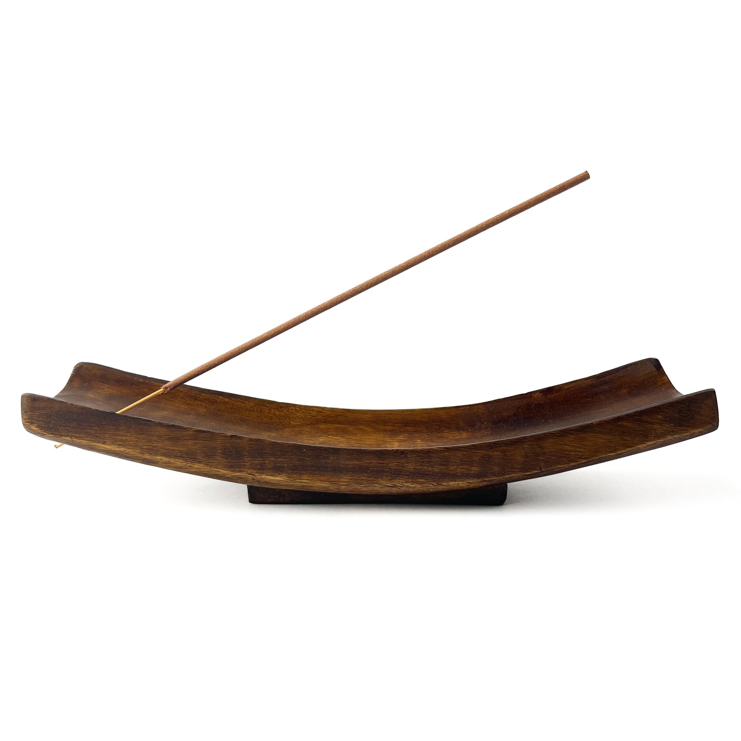 Curved Wooden Incense Holder