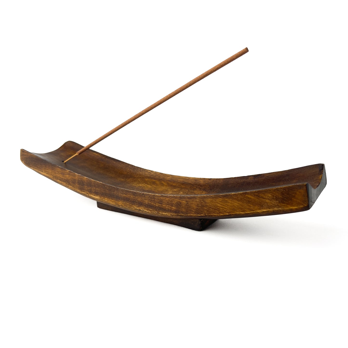 Curved Wooden Incense Holder